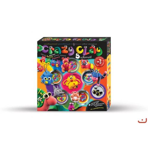 Набор для творчества "Crazy Clay", средний, в кор-ке, ПР11066