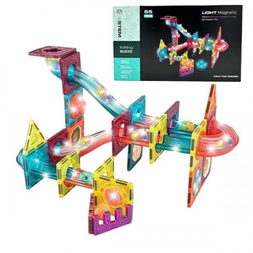 Конструктор магнітний Magnetic DIY 65 ел. з кульками, 1171