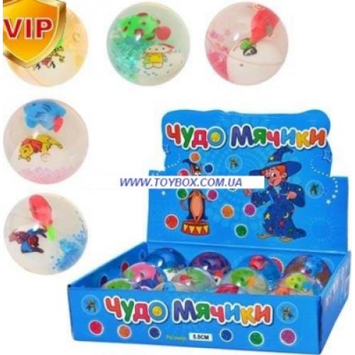 Попрыгунчик, с водой, микс цветов, в дисплее, M 0090 U-R