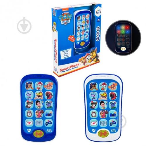 Телефон муз. розв. Kids Hits)"Paw Patrol",батар у комплекті., короб, KH03-006L