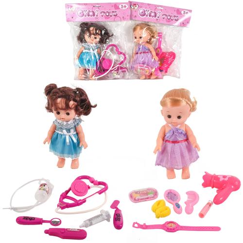 Кукла с набором доктора, K0002