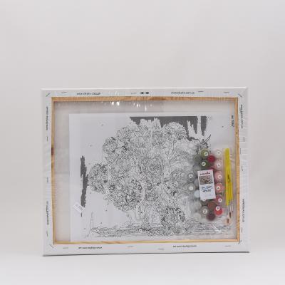 Набор для росписи по номерам "Нежные пионы", ID-KHO1067