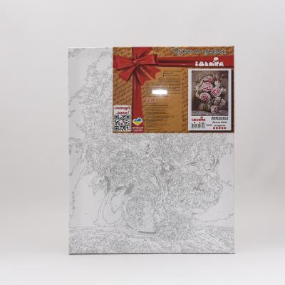 Набор для росписи по номерам "Аромат пионов", 40х50 см, ID-KHO2065