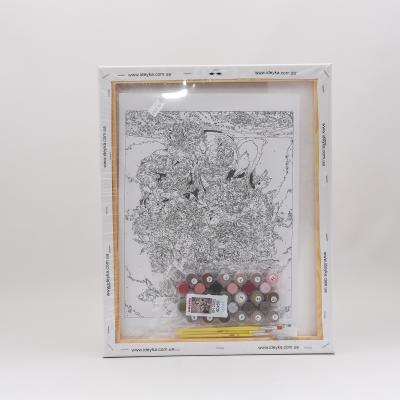 Набор для росписи по номерам "Аромат пионов", 40х50 см, ID-KHO2065