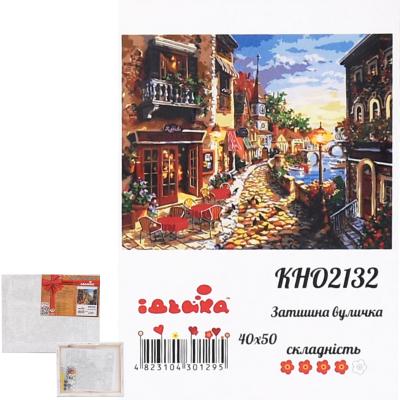 Набор для росписи по номерам "Тихая улочка", 40х50 см, ID-KHO2132