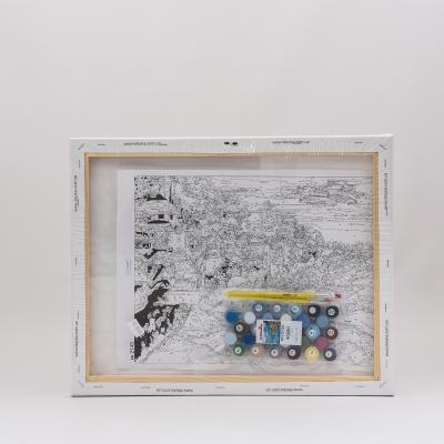 Набор для росписи по номерам "Австрийский пейзаж", 40х50 см, ID-KHO2143