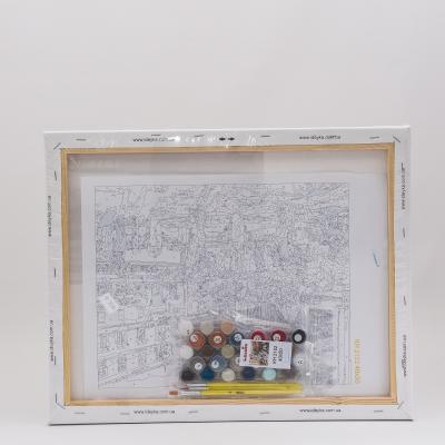 Набор для росписи по номерам "Европейские каникулы", 40х50 см, ID-KHO2152 Набор для росписи по номерам "Европейские каникулы", 40х50 см, ID-KHO2152