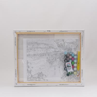 Набор для росписи по номерам "Турецкое побережье", 40х50 см, ID-KHO2166