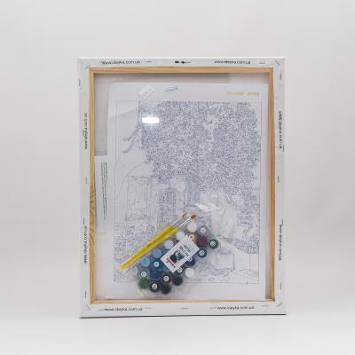 Набор для росписи по номерам "Солнечная Греция", 40х50 см, ID-KHO2168