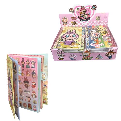 Книжечка з наліпками CAPYBARA на пружинці, в пакете (ціна за штуку), K0141