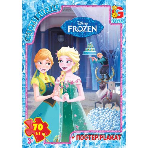 Пазлы из серии "Frozen", 70 элементов, GP-FR009