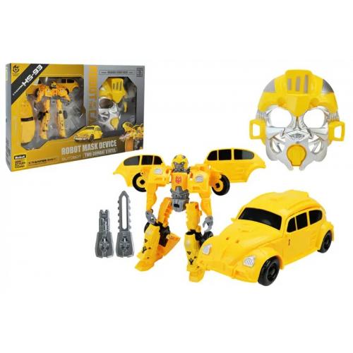 Робот 2 в 1 машина+маска, короб. 57*35*8см, HS93