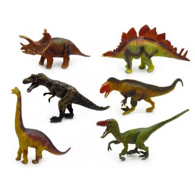 Тварини набір пласт. динозаври, 6 шт, пакет. 21*4*32см Тварини набір пласт. динозаври, 6 шт, пакет. 21*4*32см