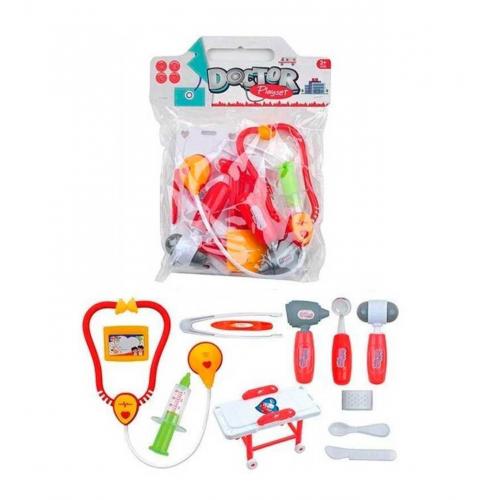 Набір лікаря, стетоскоп, шприц, аксес пакет 24,5*35*4см, 5507-6