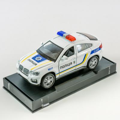 Машина металлическая "АВТОПРОМ" ПОЛІЦІЯ "BMW X6", 7T-7844-1 Машина металлическая "АВТОПРОМ" ПОЛІЦІЯ "BMW X6", 7T-7844-1