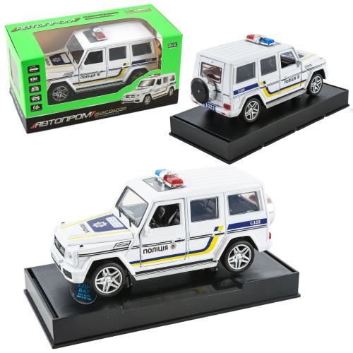 Машина металлическая "АВТОПРОМ", ПОЛІЦІЯ "MERSEDES BENZ G65", 7T-7844-4