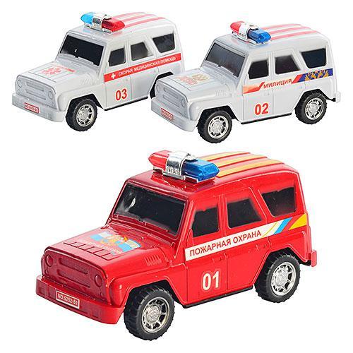 Полицейская машина, инерц-я, микс цветов, в пакете, 5252-51-52-53 Полицейская машина, инерц-я, микс цветов, в пакете, 5252-51-52-53