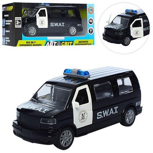 Полицейская машина, металл, в кор-ке, 819UW