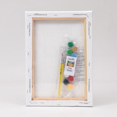 Роспись по холсту "Красотка", ID-7154-3