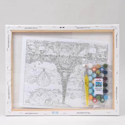 Набор для росписи по номерам "Город любви", 40х50 см, ID-KHO2179