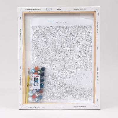 Набор для росписи по номерам "Дом мечты", 40х50 см, ID-KHO2267