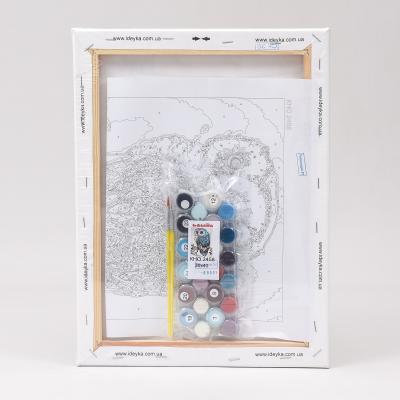 Набор для росписи по номерам "Сова", 30х40 см, ID-KHO2458