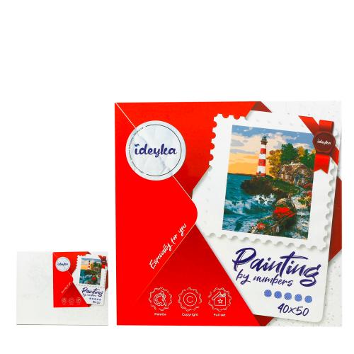 Набор для росписи по номерам "Домик у маяка", ID-KHO2835
