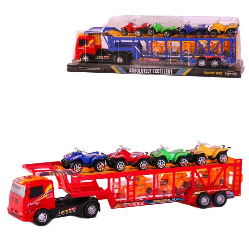 Трейлер, инерц-й, микс цветов, в слюде, 0738-22-24