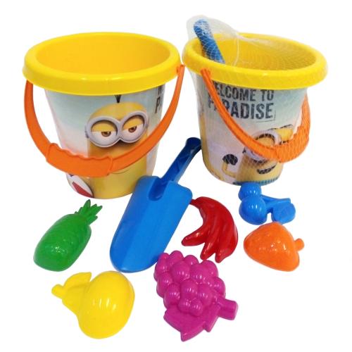 Песочный набор "Миньйон", микс цветов, в сетке, Техно 5675