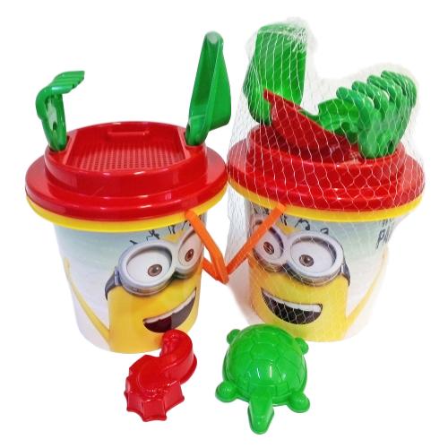 Песочный набор "Миньйон", микс цветов, в сетке, Техно 5682 Песочный набор "Миньйон", микс цветов, в сетке, Техно 5682