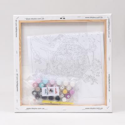 Набор для росписи по номерам "Любимый весельчак", 40х40 см, ID-KHO4066