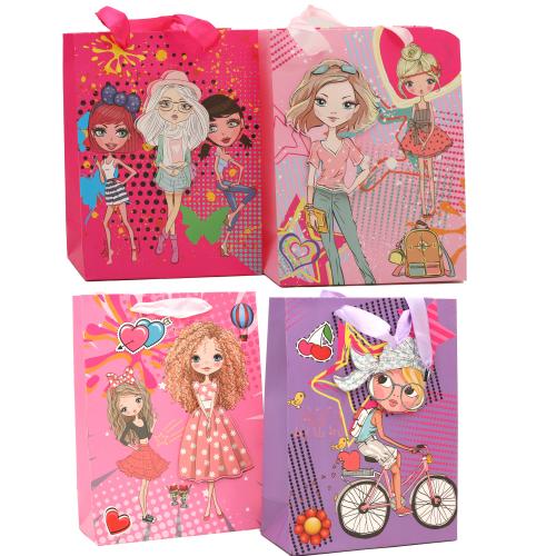 Пакет подарунковий "Дівчатка", 24х18, 699-S
