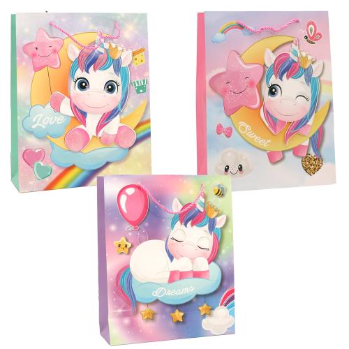 Пакет подарунковий "Єдиноріг", 30х41, 895-B