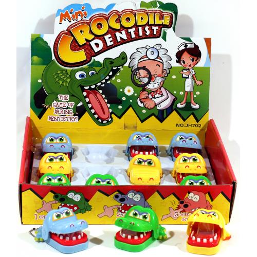 Брелок "Крокодил", микс видов, в дисплее, JH 702