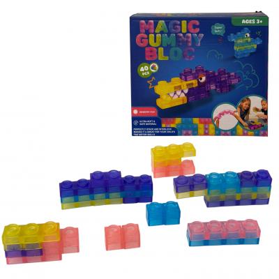 М'який силиконовий конструктор 40 детали Magic Gummy Bloc (НОВИНКА) М'який силиконовий конструктор 40 детали Magic Gummy Bloc (НОВИНКА)