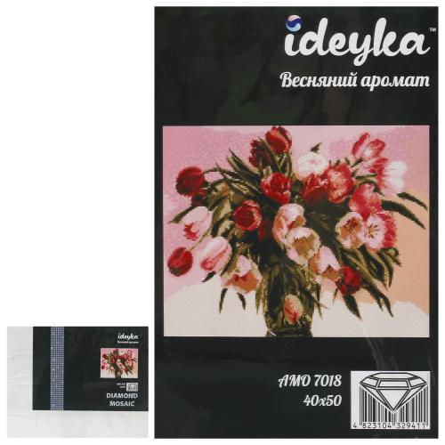 Набор с алмазной мозаикой "Весенний аромат", 40х50 см, ID-AMO7018