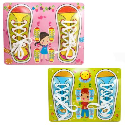 Деревянная "Шнуровка", M00956