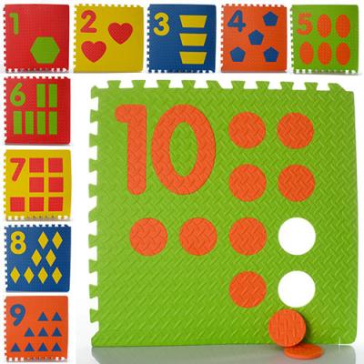 Коврик Мозаика EVA, цифры, M 0384