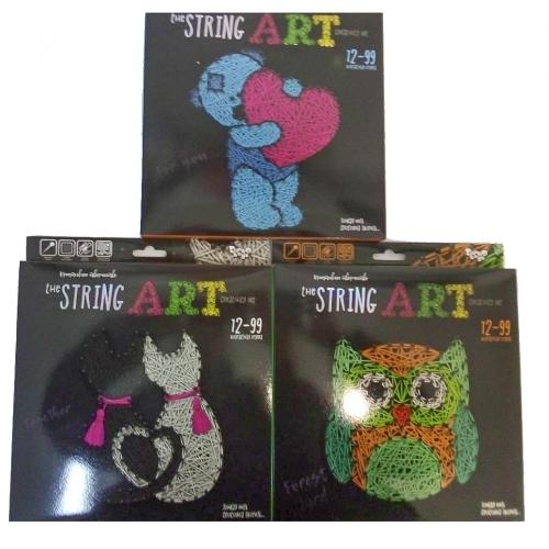 Набір для креативної творчості "The STRING ART", ДТ-ОО-09166 Набір для креативної творчості "The STRING ART", ДТ-ОО-09166