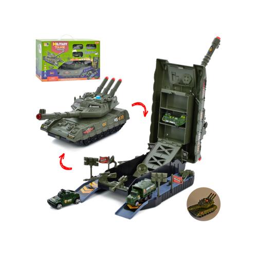 Набір з транспортом танк-гараж, HS8010A Набір з транспортом танк-гараж, HS8010A