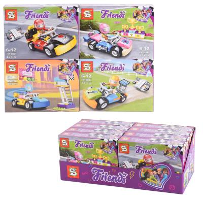 Конструктор FRN, гоночная машинка ( 75дет), SY1188