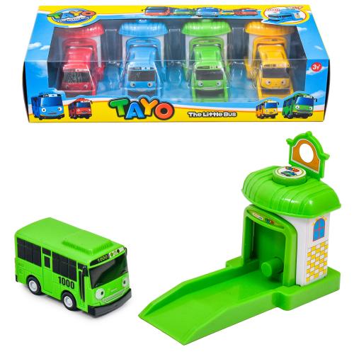 Автобус "Тайo", инерц-й, микс цветов, в кор-ке, 333-002-ABCD