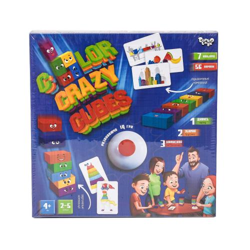 Настільна розважальна гра "Color Crazy Cubes", ДТ-БИ-07-76