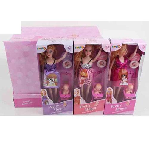 Лялька 28 см, вагітна, маля 3 см, 3 види, в дисплеї, 5201 Лялька 28 см, вагітна, маля 3 см, 3 види, в дисплеї, 5201