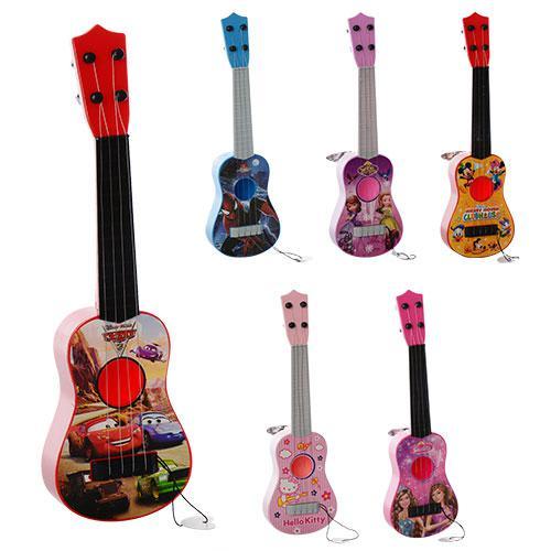 Гитара, 6 видов, в кульке, 367-7-8-9-12-13-16A Гитара, 6 видов, в кульке, 367-7-8-9-12-13-16A