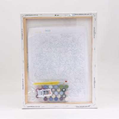 Набор для росписи по номерам "Цветочная поэзия", 40х50 см, ID-KHO2049