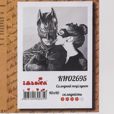 Набор для росписи по номерам "Сладкий поцелуй", 40х70 см, ID-KHO2695