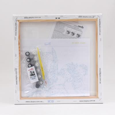 Набор для росписи по номерам "Сладкий поцелуй", 40х70 см, ID-KHO2695