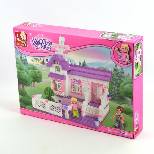 Конструктор SLUBAN Рожева мрія, M38-B0156 Конструктор SLUBAN Рожева мрія, M38-B0156