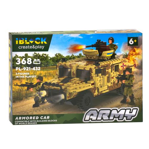 Конструктор IBLOCK ARMY 368 дет., 7T-PL-921-432 Конструктор IBLOCK ARMY 368 дет., 7T-PL-921-432